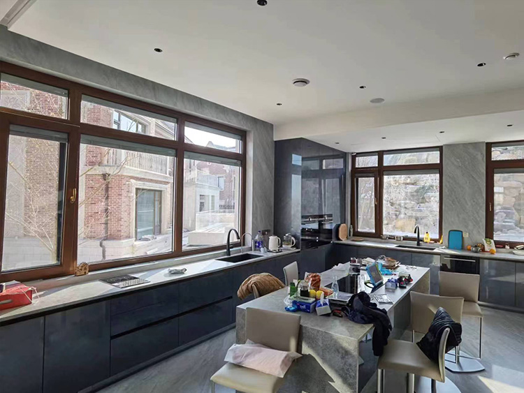 别墅铝包木门窗案例