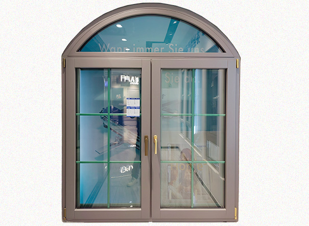 K86铝包木窗纱一体